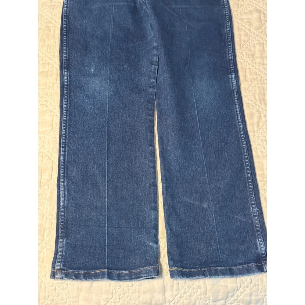 Wrangler Cowboy Cut Jeans Boys 16 Husky Blue Denim Straight Leg Pants